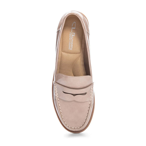 Beloved Classic Sleek Vamp Detail Slip On Loafer