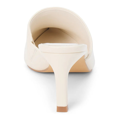 Garret Ivory Kitten Heel Mule