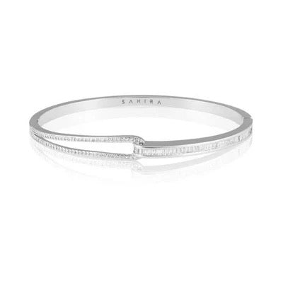 Aurora Cz Bracelet- Silver