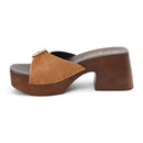 Miramar Platform Sandal | Matisse Tan Cow Hair Buckle Sandal