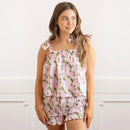 Tie Top PJ Set - Vintage Rose Pink