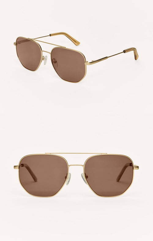 Highway Gold Brown Polarized Sunglasses | Adore Boutique women's clothing & accessories