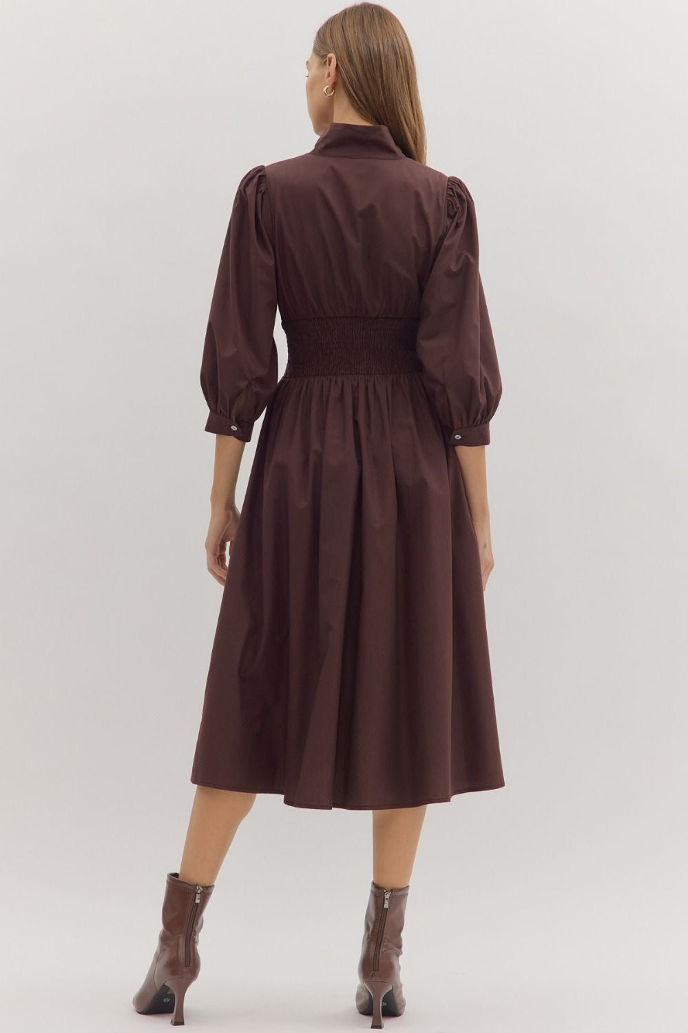 Cinched Waist Midi
