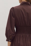 Cinched Waist Midi