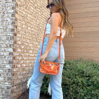 Jessica Clear Crossbody - Taupe