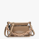 Jessica Clear Crossbody - Taupe