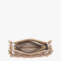 Jessica Clear Crossbody - Taupe