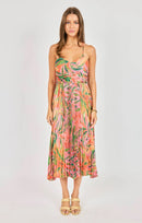 Sunset Ridge Pleated Midi Dress