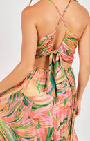 Sunset Ridge Pleated Midi Dress