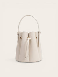 Laguna Bone Recycled Vegan Leather Top Handle