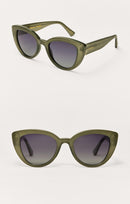 Z Supply Golden Hour Polarized Sunglasses | Olive Gradient