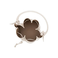 Laguna Bone Recycled Vegan Leather Top Handle