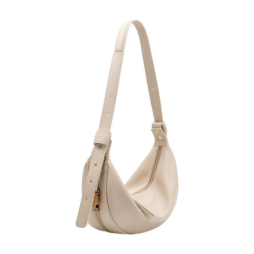 Hayden Recycled Vegan Leather Expansion Zipper Adjustable Crossbody Bag
