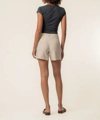 KUT Katie High Rise Linen Shorts | Drawstring Waist | Summer Shorts