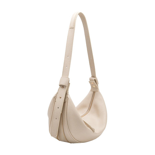 Hayden Recycled Vegan Leather Expansion Zipper Adjustable Crossbody Bag