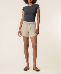 KUT Katie High Rise Linen Shorts | Drawstring Waist | Summer Shorts