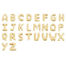 Gold Bubble Slider Letters
