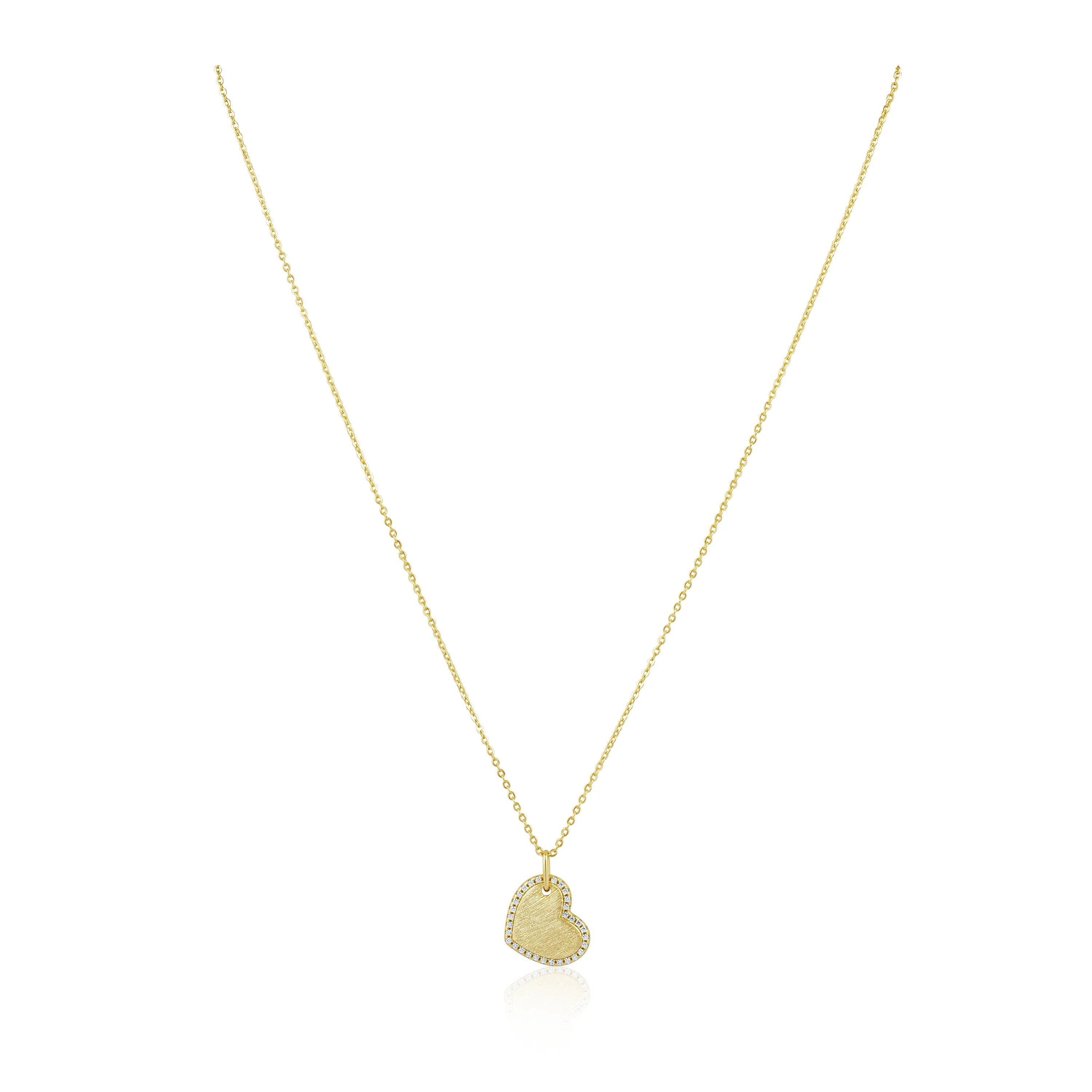 Megan CZ Heart Necklace