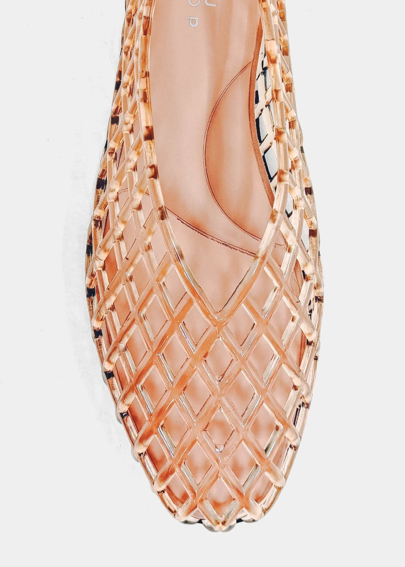Alana Nude Jelly Flat