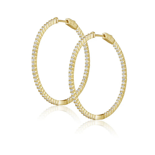 Lyra Cz Hoops | Adore Boutique women's clothing & accessories