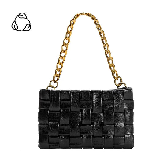 Mimie Black Recycled Vegan Crossbody Bag