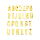 Gold Initial Charm Pendant | A-Z Letter Slide-On | 18K Gold