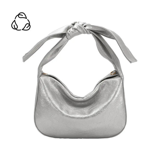 Marni Silver Recycled Vegan Crossbody Bag