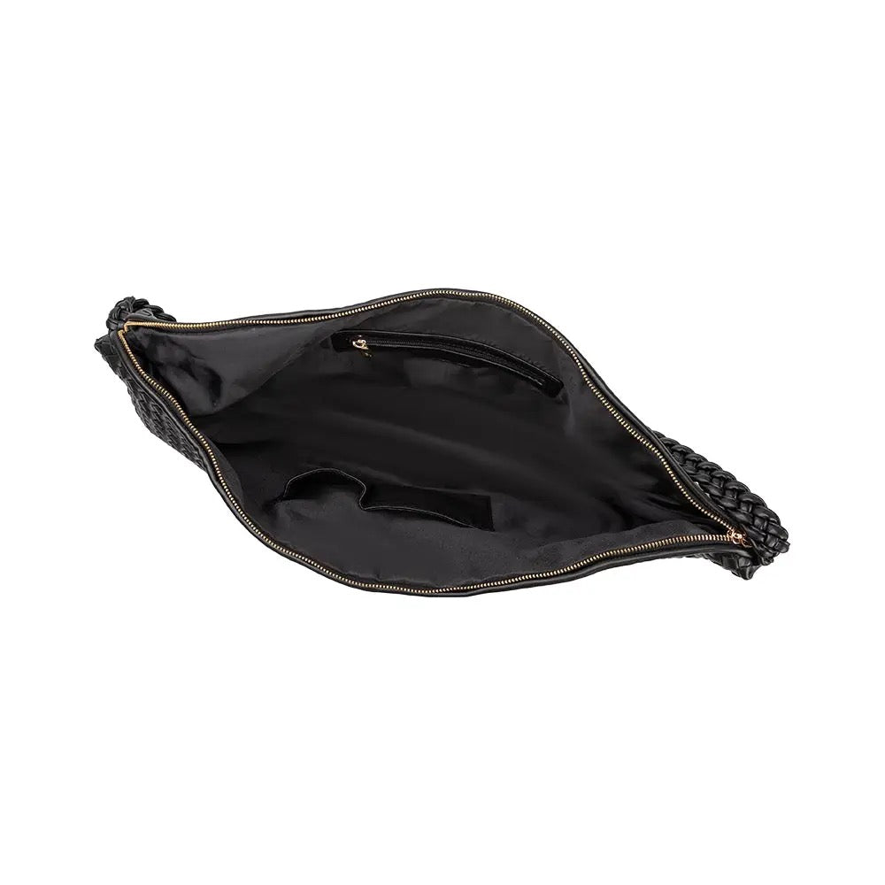 Raquel Black XL Recycled Shoulder Bag