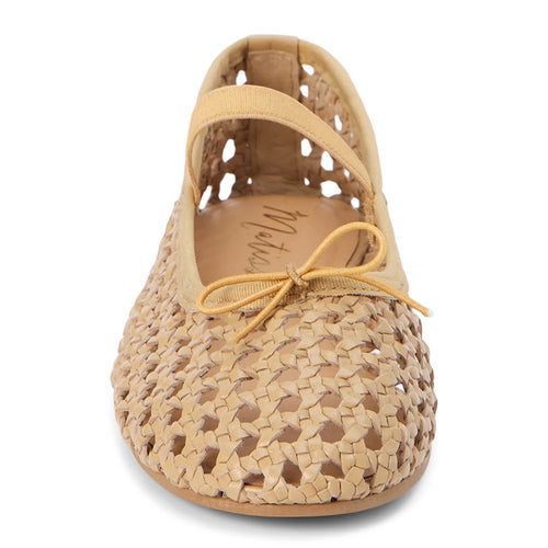 Eloise Woven Leather Mary Jane Flat