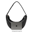 Raquel Black XL Recycled Shoulder Bag