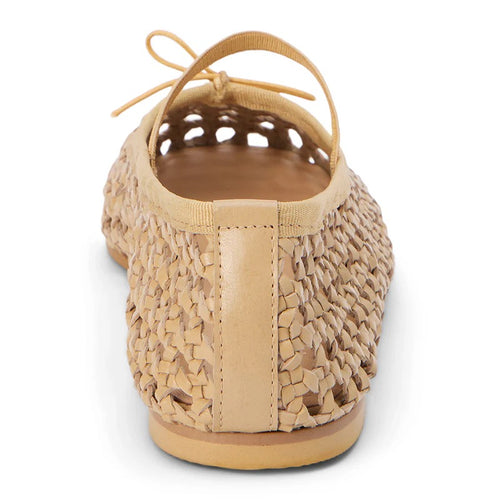 Eloise Woven Leather Mary Jane Flat