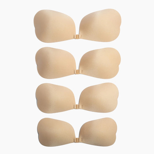 Strapless Backless Reusable Adhesive Push Up Sticky Bra