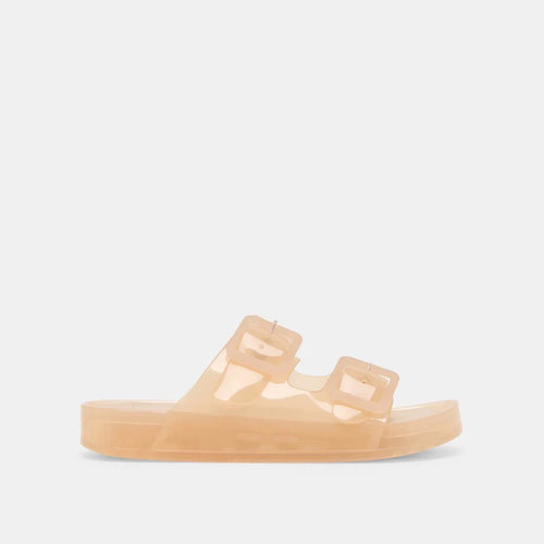 Julio Translucent Jelly Twin Buckle Strap Sandal