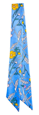 Twilly Satin Scarf | Silky Hair + Bag Accessory | 28 Prints