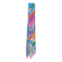 Twilly Satin Scarf | Silky Hair + Bag Accessory | 28 Prints