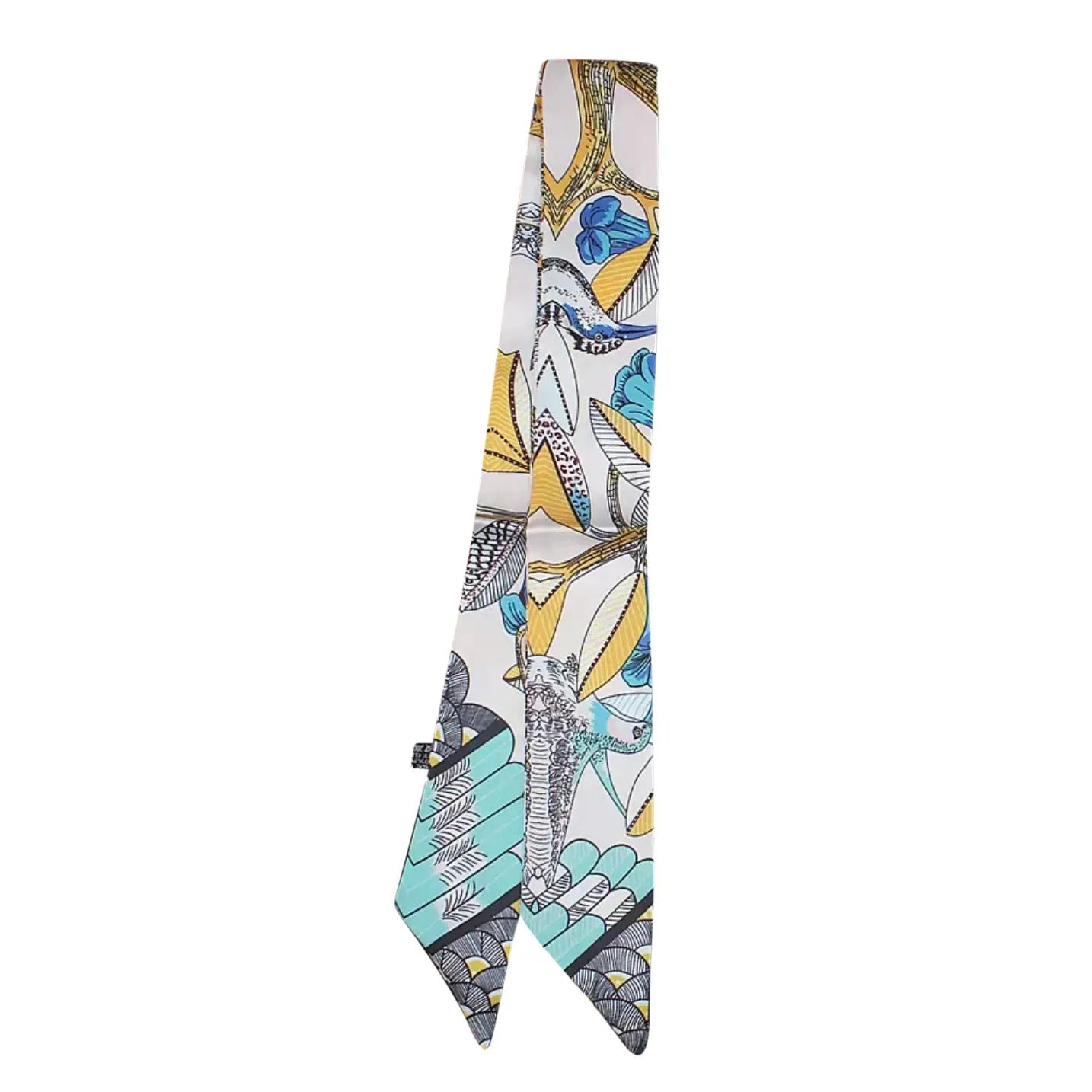 Twilly Satin Scarf | Silky Hair + Bag Accessory | 28 Prints