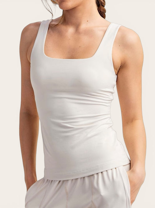 Butter Soft Tank - Pearl | Adore Boutique women's clothing & accessories