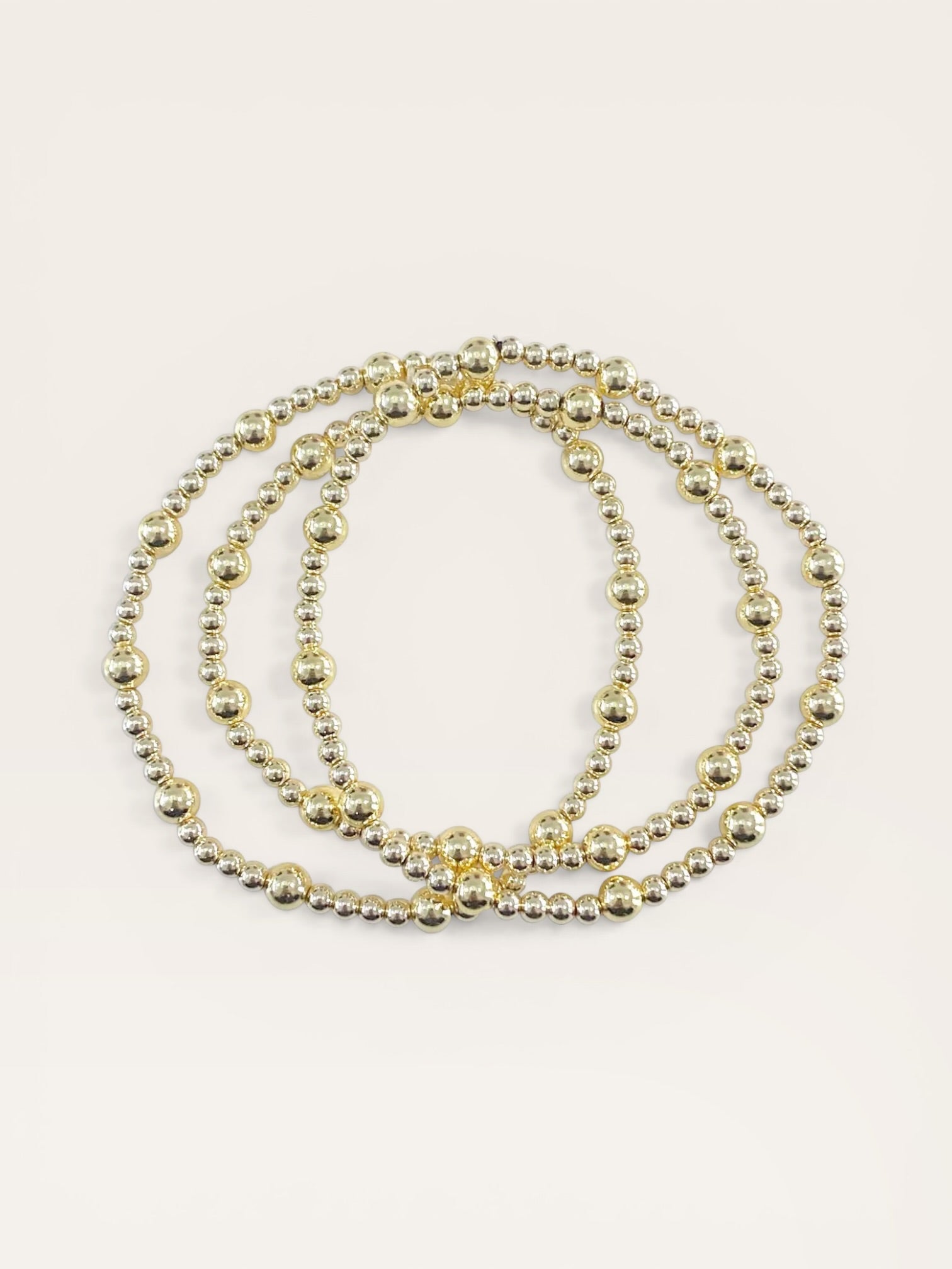 Gold Beaded Bracelet