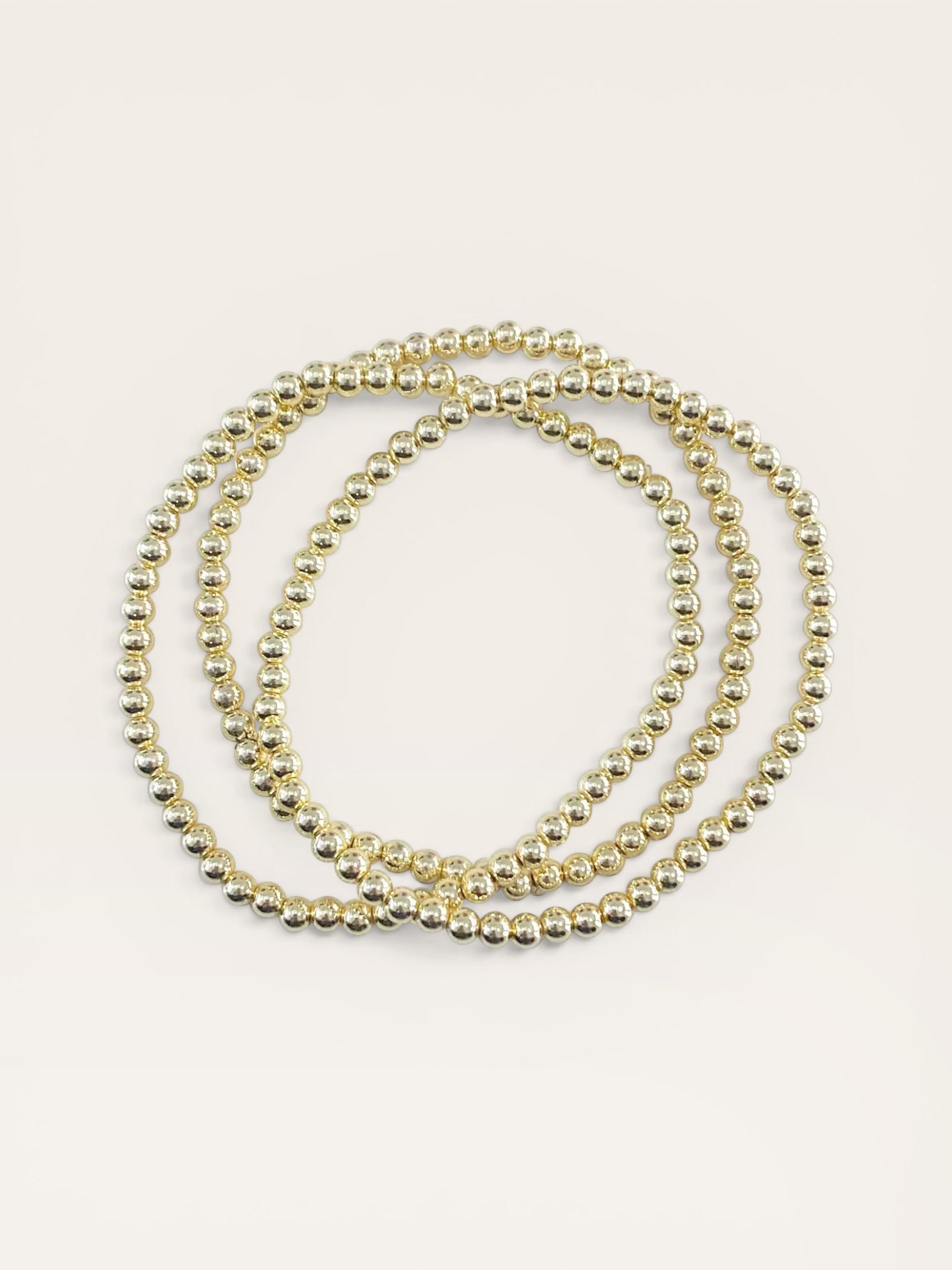 Small Gold Beaded Bracelet