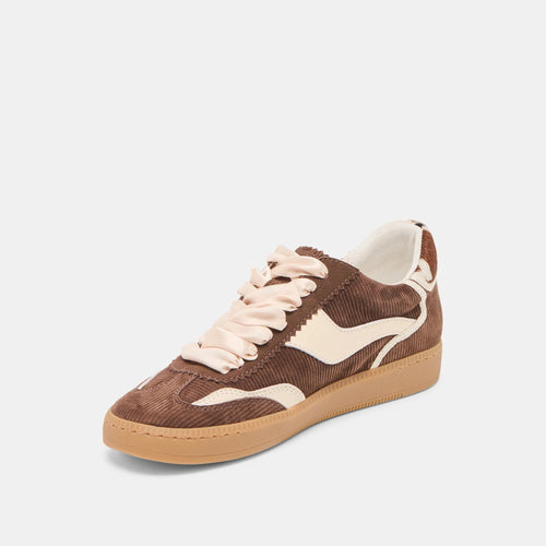 Notice Suede Textile Mixed Texture Vintage Sneaker