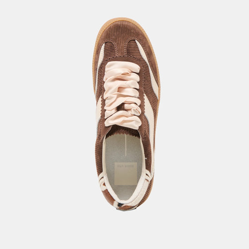 Notice Suede Textile Mixed Texture Vintage Sneaker