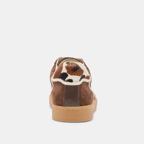 Notice Suede Textile Mixed Texture Vintage Sneaker