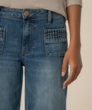 Maya HR Wide Leg Patch Pocket