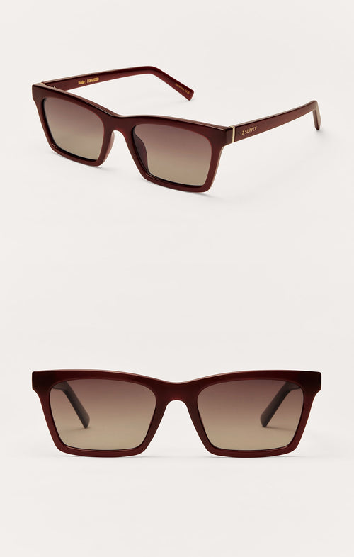 Z Supply Studio Polarized Sunglasses | Black or Vino Gradient