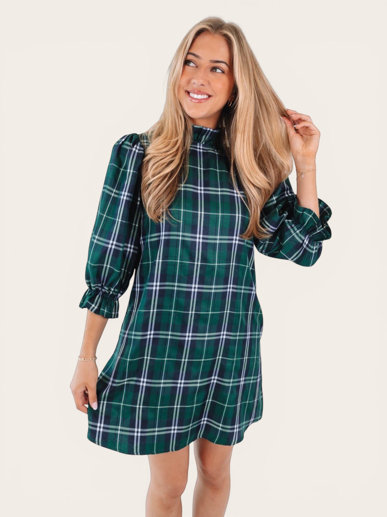 Jordyn Long Sleeve Bow Dress