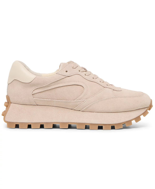 Tricia Monochromatic Suede Platform Sneaker