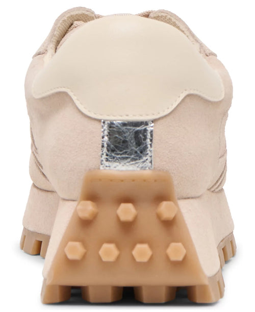 Tricia Monochromatic Suede Platform Sneaker