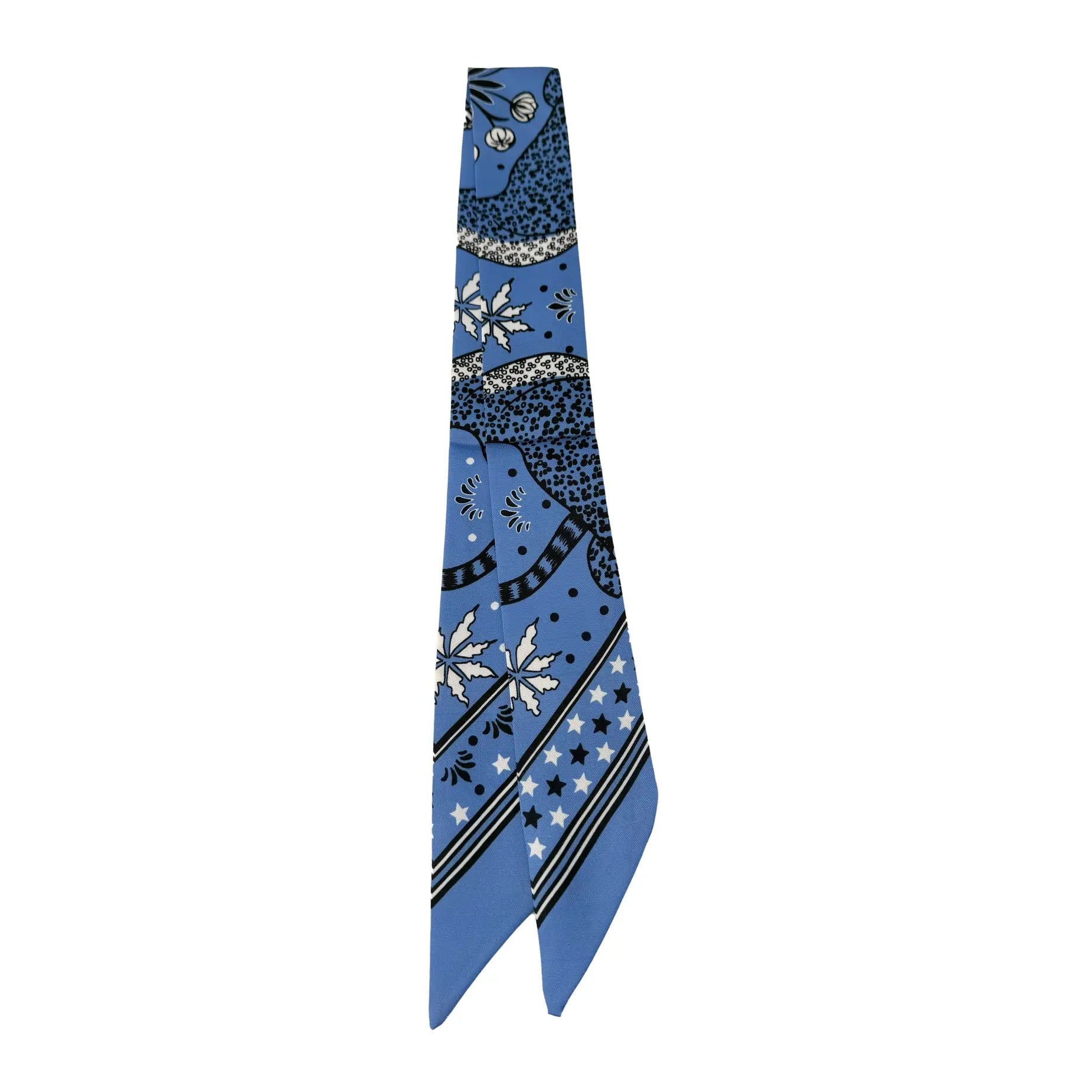 Twilly Satin Scarf | Silky Hair + Bag Accessory | 28 Prints
