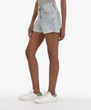 Jane HR Short Uneven Roll Up Raw Hem