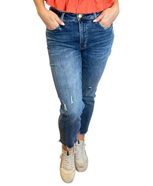 Rachel HR Fab AB Mom Jean - Built | Adore Boutique women's clothing & accessories